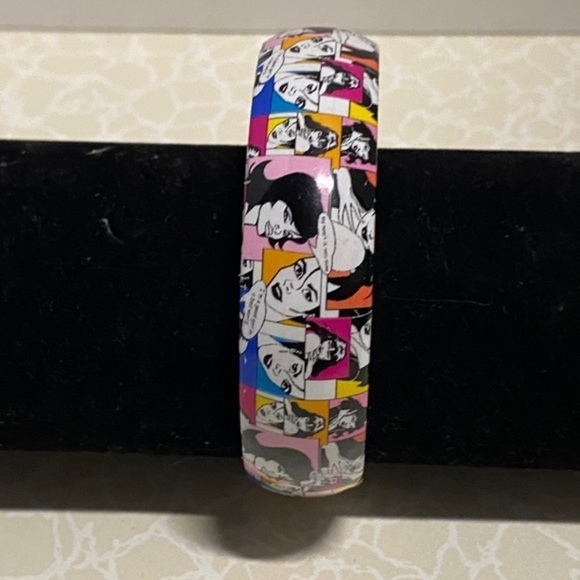 Women's Fashion Bangle Bracelet White multicolor‎ - Picture 3 of 9